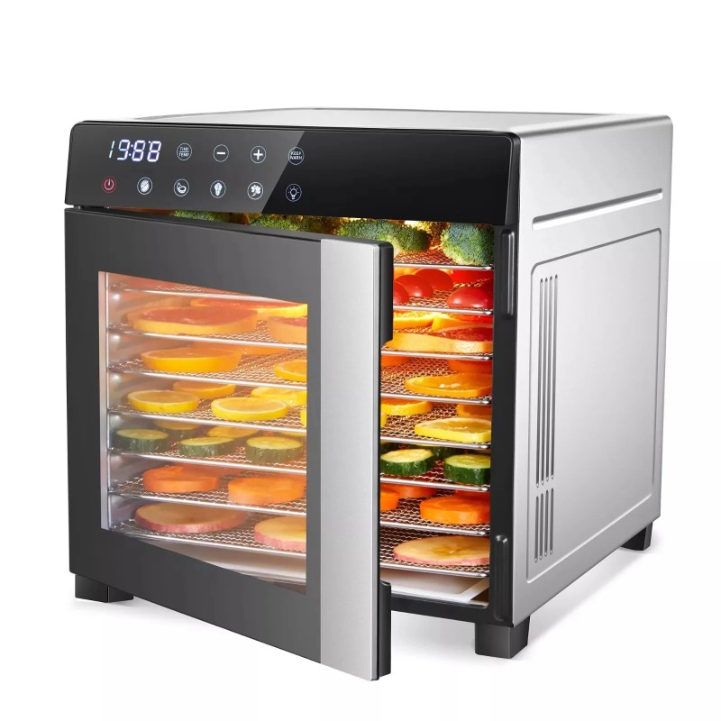 Dehydrator Tray Electric - Acciaio inossidabile a 8 vassoi, 600