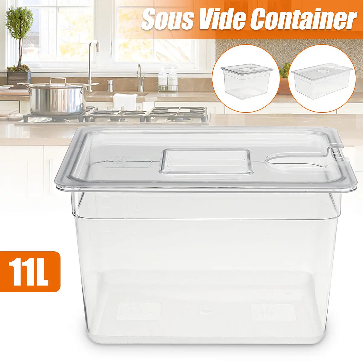 Sous Vide Immersion - 6L 11L Contenitore Sous Vide Serbatoio