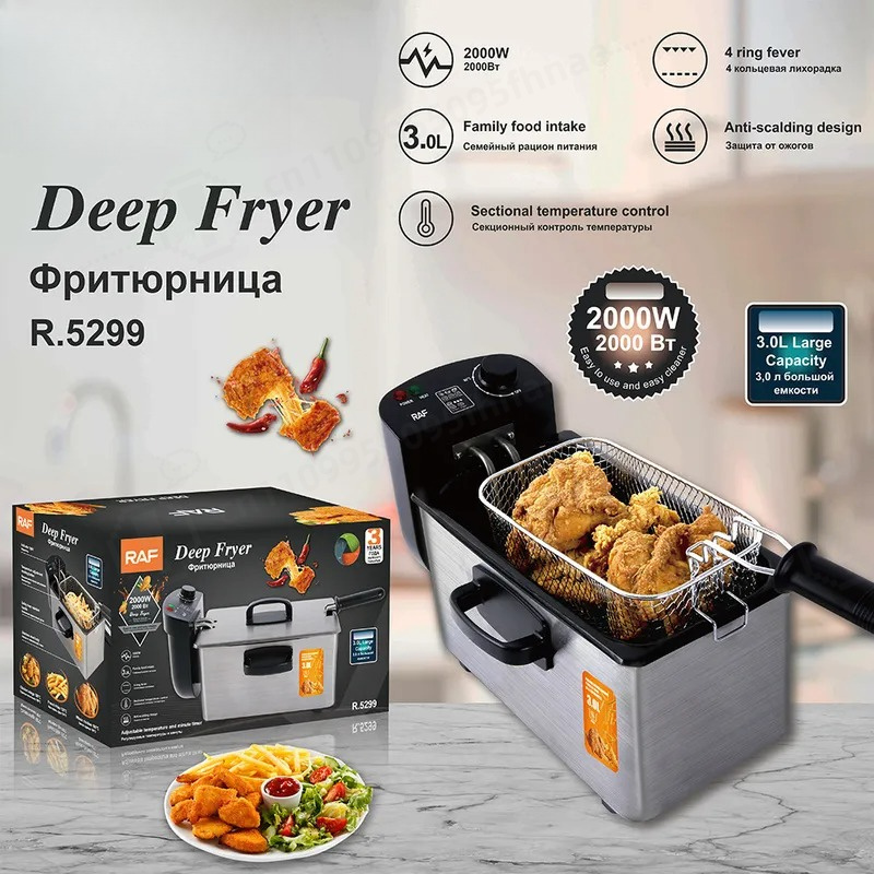 Kitchen Appliances Small - Piccola Friggitrice Elettrica per Uso Domestico