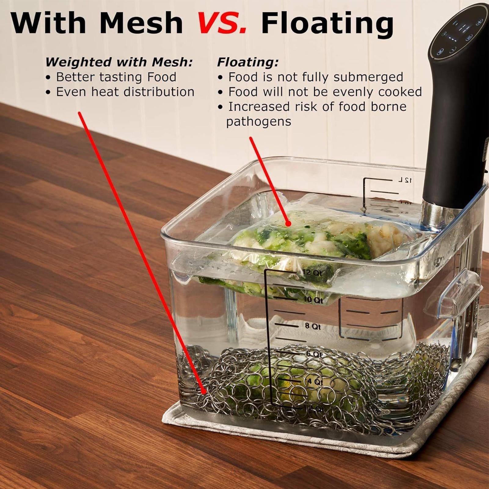 Sous Vide Sinker Peso Alimenti - Sous Vide Immersion recensione e prezzo