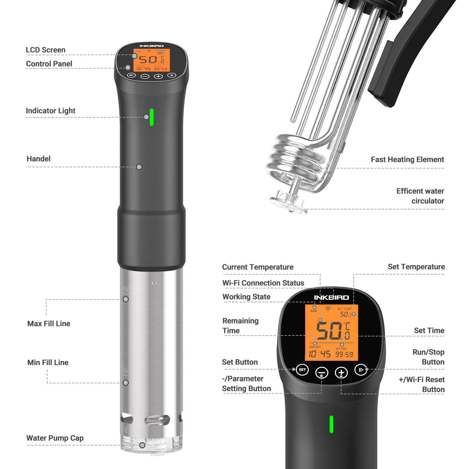 INKBIRD cookary Sous Vide ISV- - Sous Vide Immersion recensione e prezzo