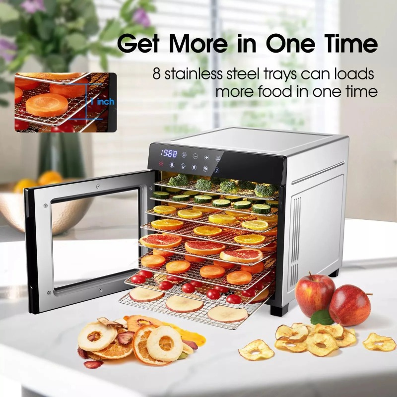Acciaio inossidabile a 8 vasso - Dehydrator Tray Electric recensione e prezzo