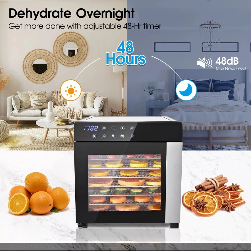 Acciaio inossidabile a 8 vasso - Dehydrator Tray Electric recensione e prezzo